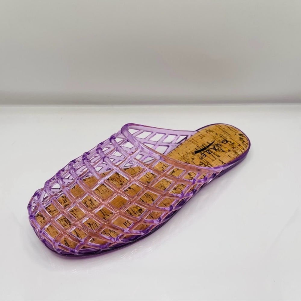 Stylish Purple Slip-On Sandals